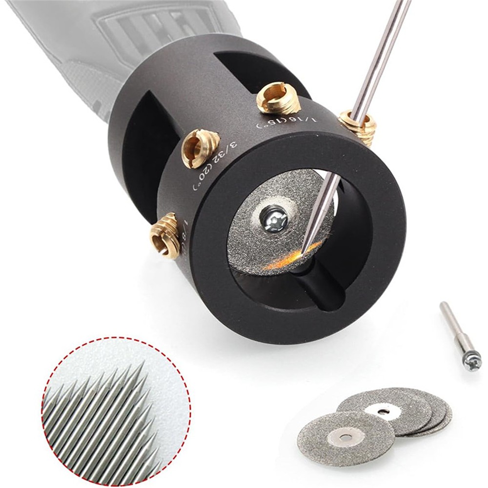 New Multi-Angle Tungsten Grinder 10° 15° 20° 22.5° For Dremel Black & Decker