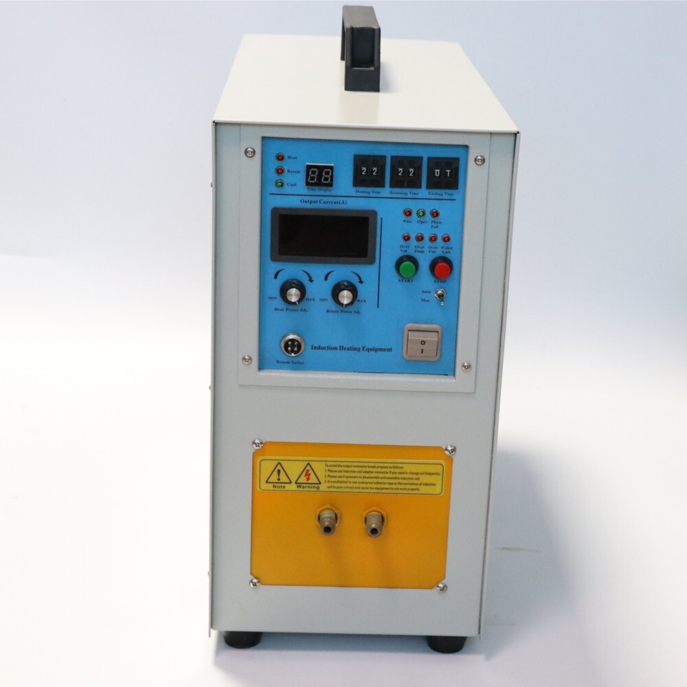15KW Single Phase High Frequency Induction Heater Furnace Melting 30-100KHz 220V