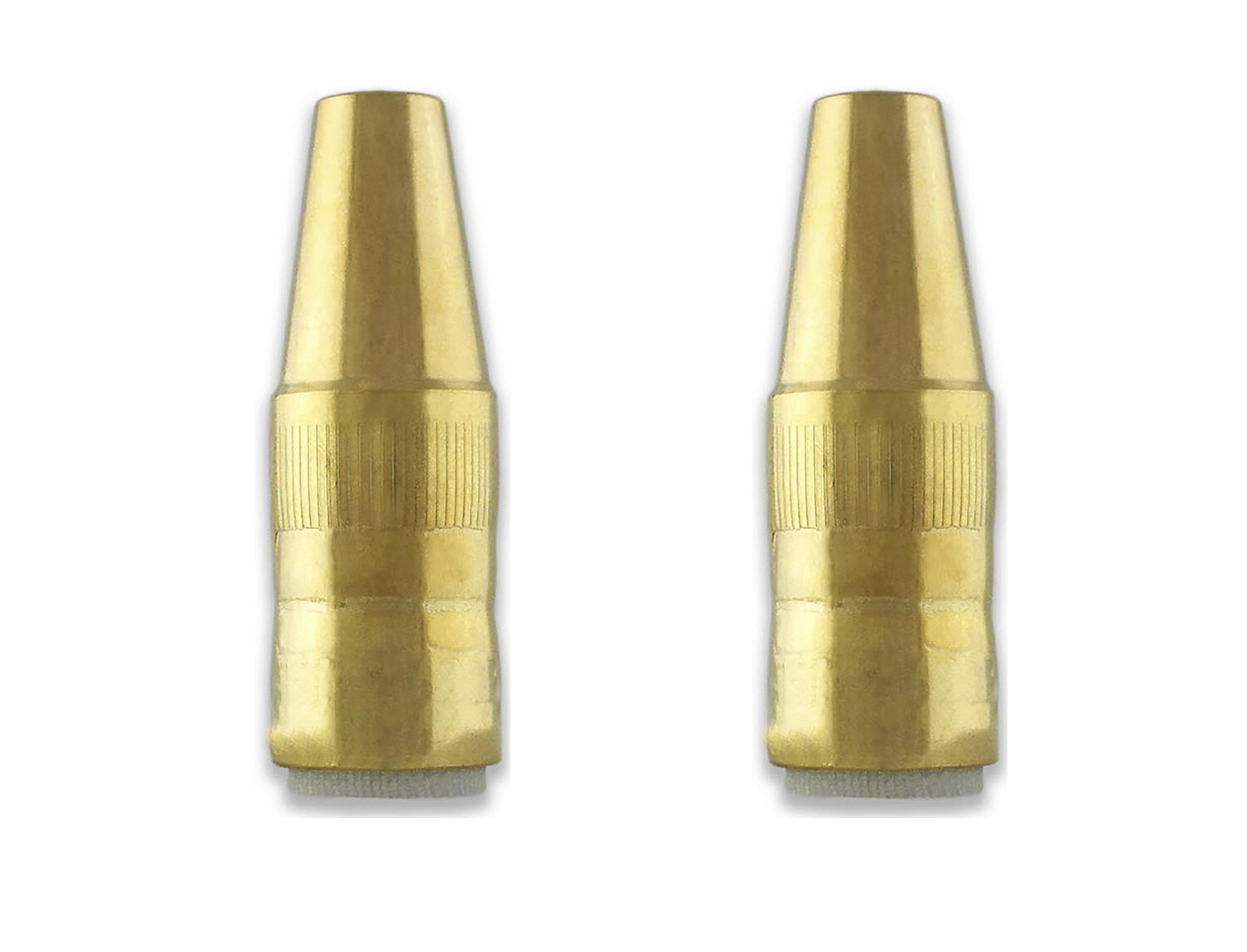 2-PK NST-3818B Nozzle Centerfire Slim 3/8″ 1/8″ Recess Brass For Bernard Q-Gun