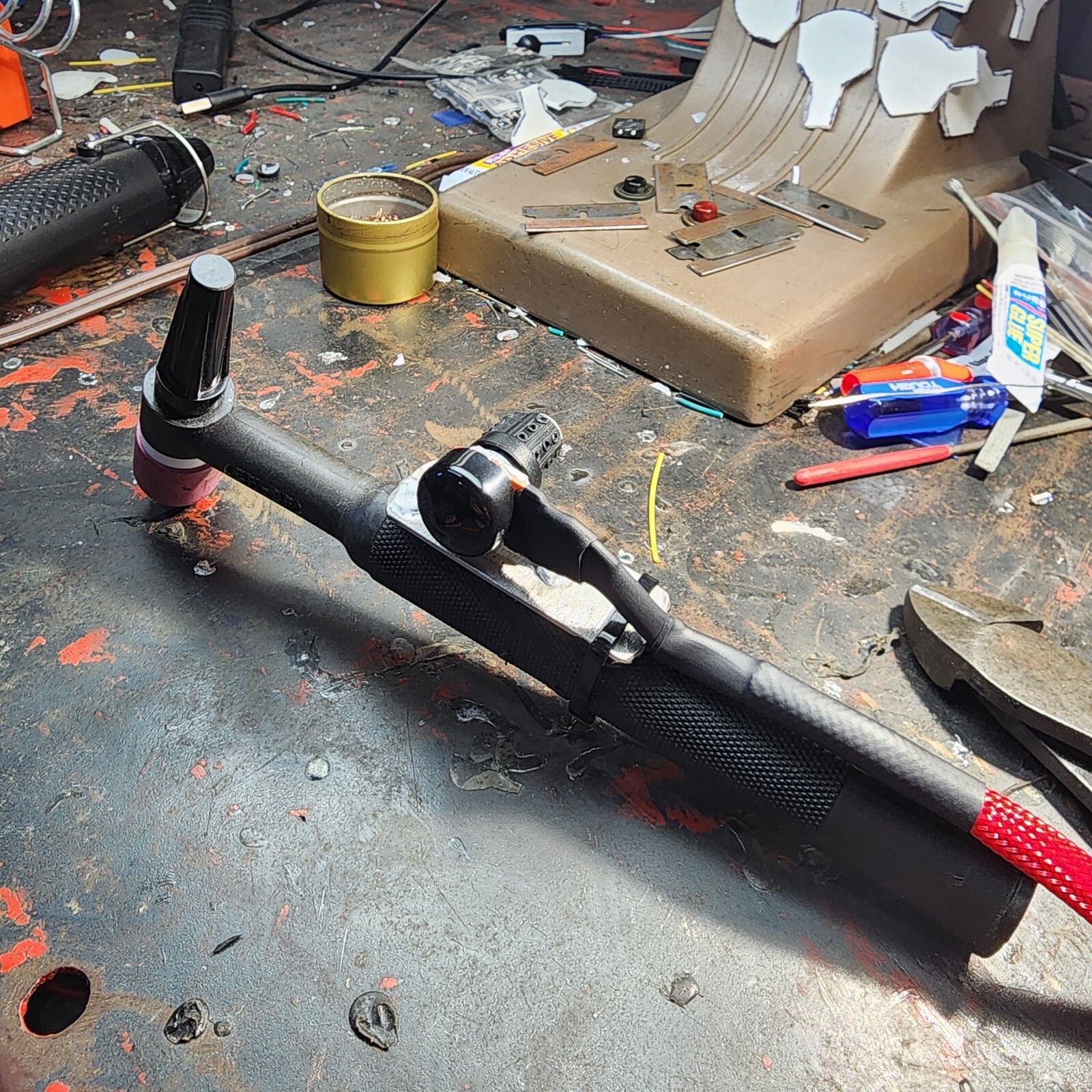 titanium tig 200 ac/dc welder TIG-GER amperage control