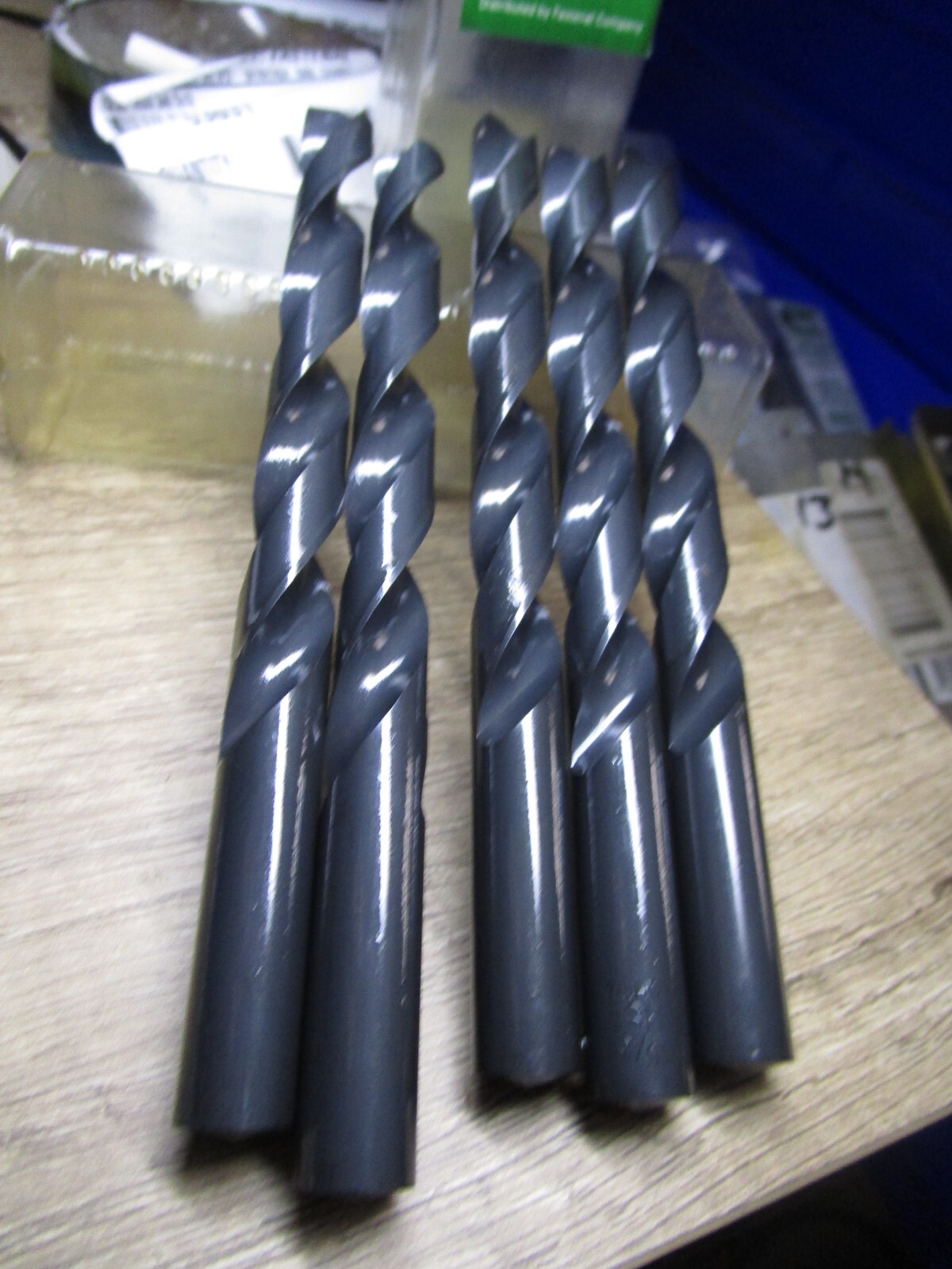 (5) 15/32″ HSS 118° Black Oxide Finish FMT® Jobber Drill Bit