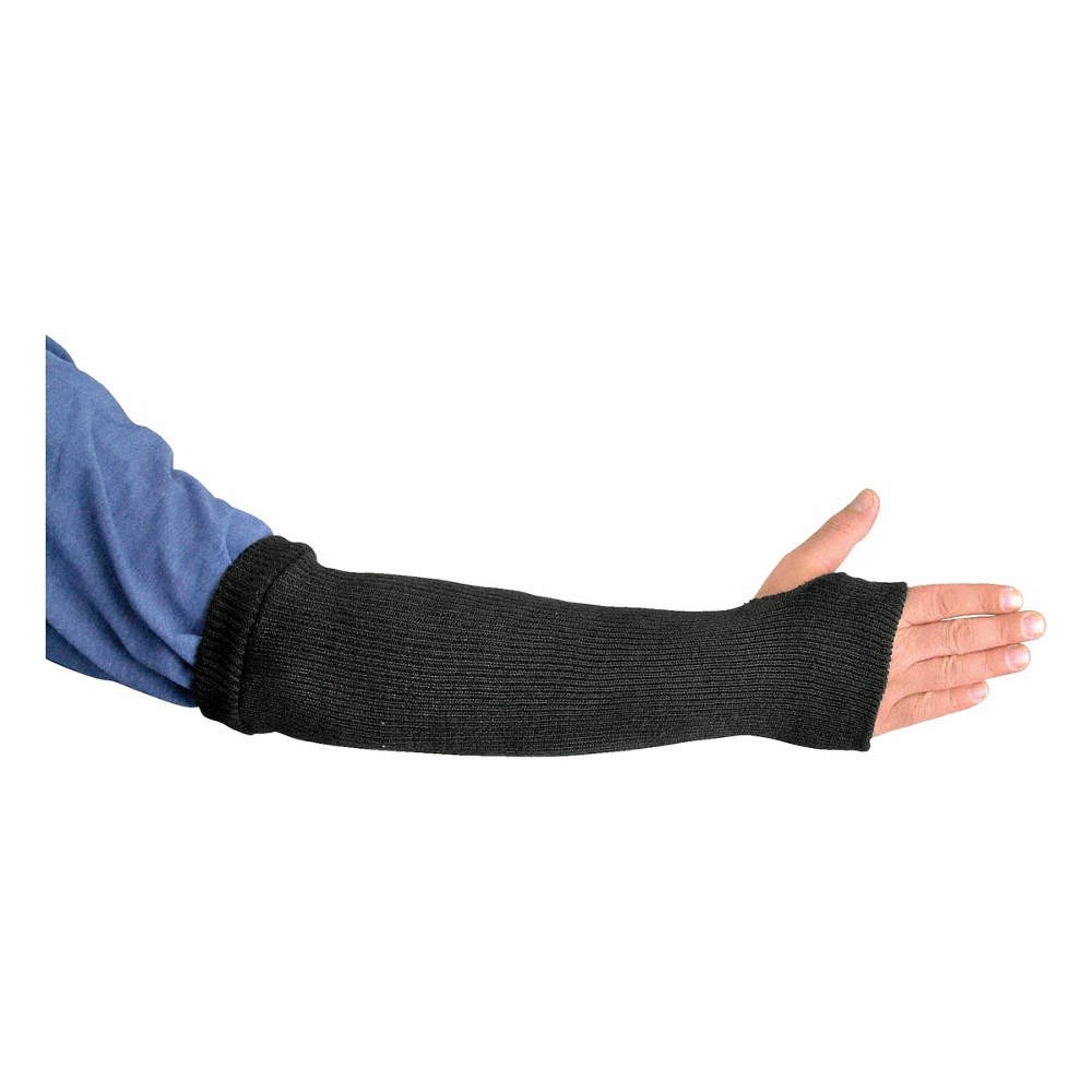 MECHANIX WEAR Sleeves, Black 18″, 2-PLY 826W94