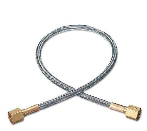 Superior PTF-4R-48, Stainless Braided Pigtail, 1/4 NPTF, 48″ LEN (WE PF-4-48)