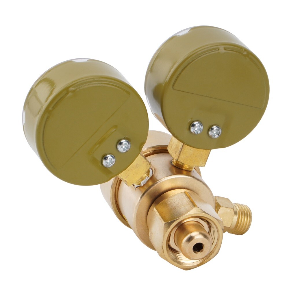 Forged Brass Oxygen &Acetylene Regulators Set +Dual Gauge, CGA200 CGA540 Service