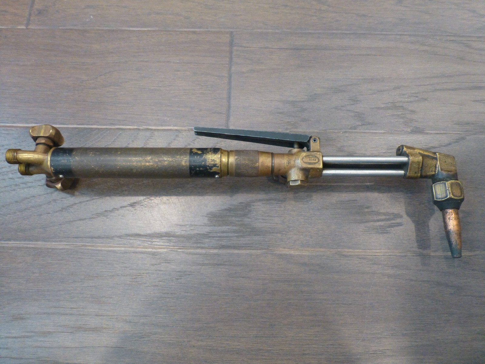 Vintage Brass Craftsman Cutting Torch Model 313.54406 & 313.54408