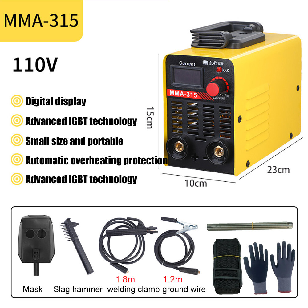 300AMP 110V Mini Welding Machine Inverter IGBT DC ARC MMA Stick Welder w/ Cable