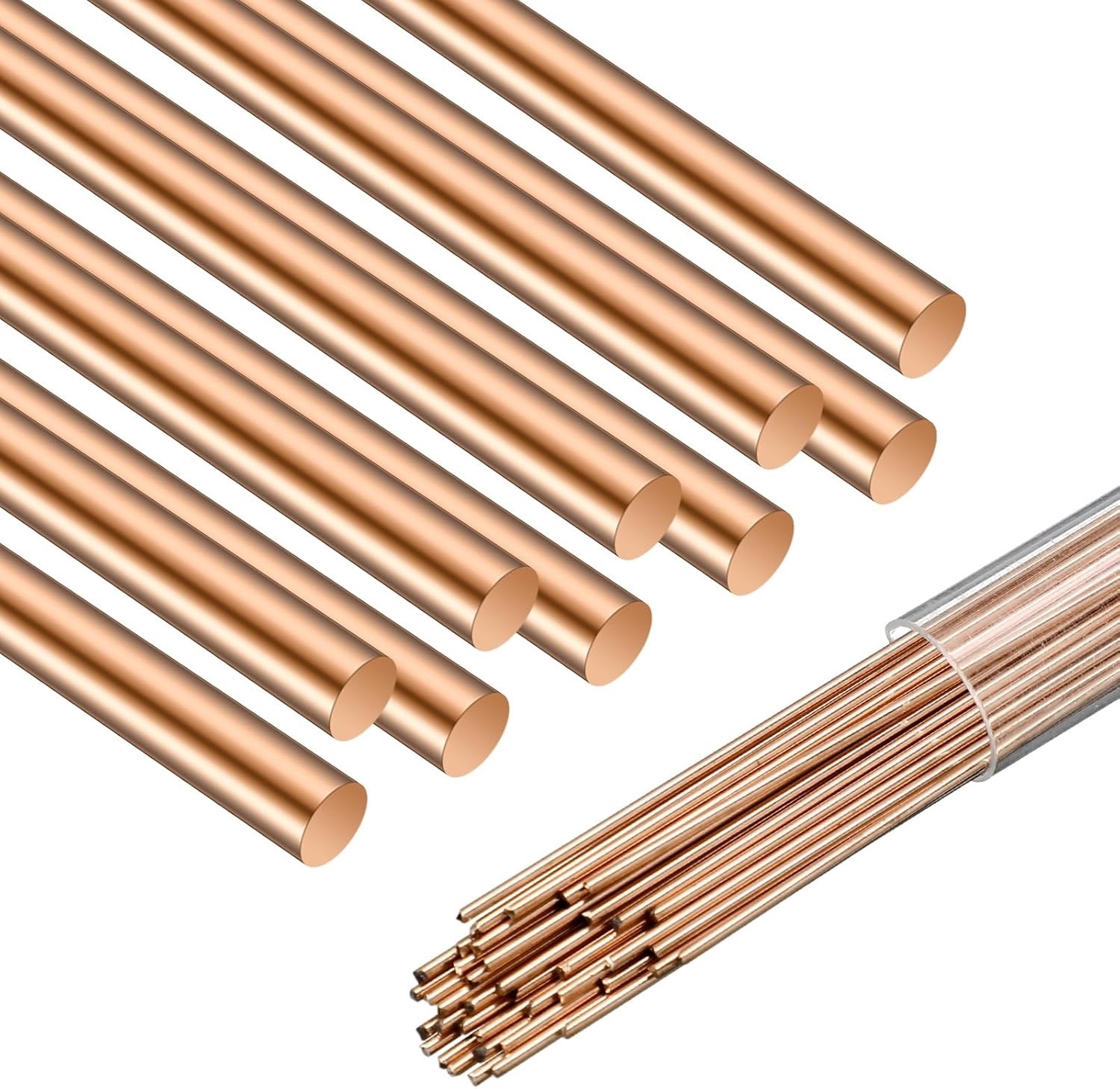 40 Brazing Rods Sticks Kit 15% Silver Bcup5 Torch Copper Welding Material Alloys