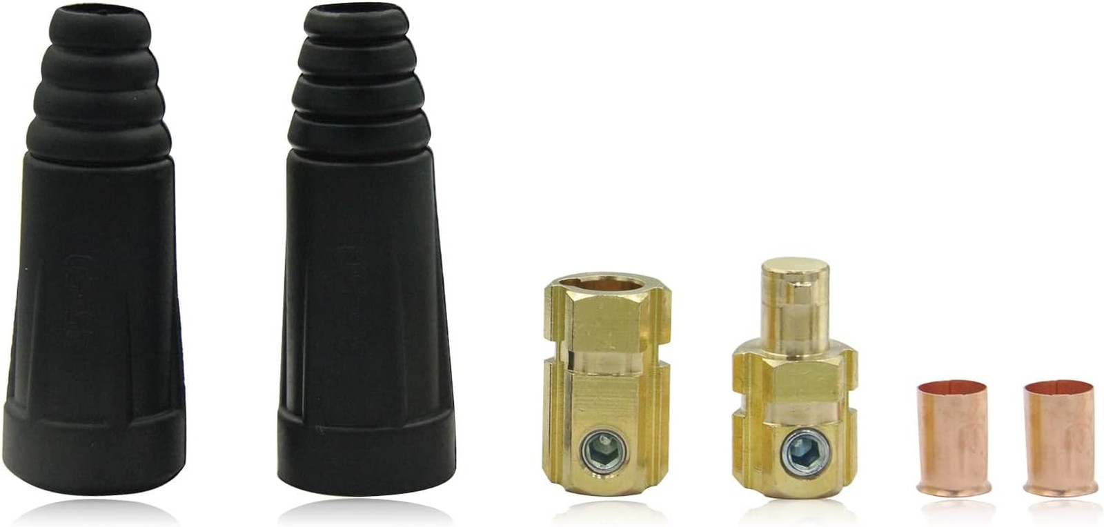Welding Cable Quick Connector Pair DINSE-Style 35-50 2Set | 200Amp-300Amp (#4-#1
