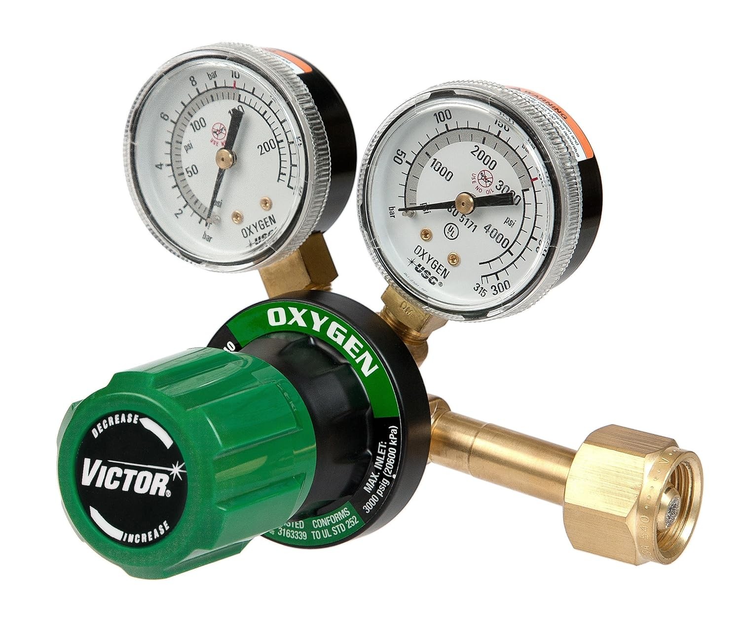 0781-9400 Oxygen Regulator 150 PSI CGA 540 Single Stage