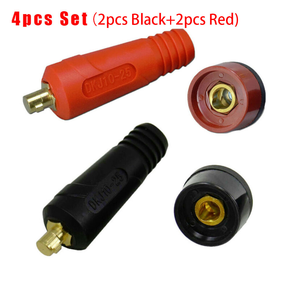 4/8pcs TIG Quick Cable Panel Connector Socket for Model DKJ10-25 & DKZ10-25.