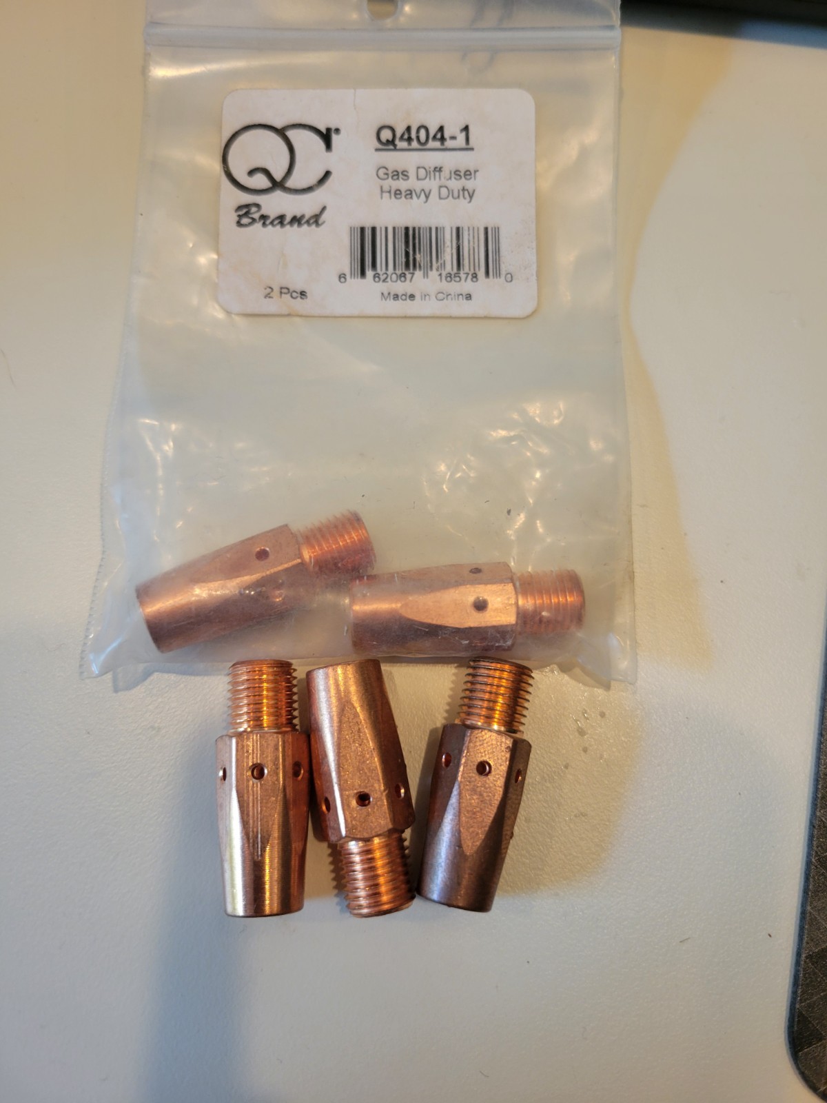 5EA OF 404-1 MIG GAS DIFFUSER QC BRAND, TREGASKISS-STYLE