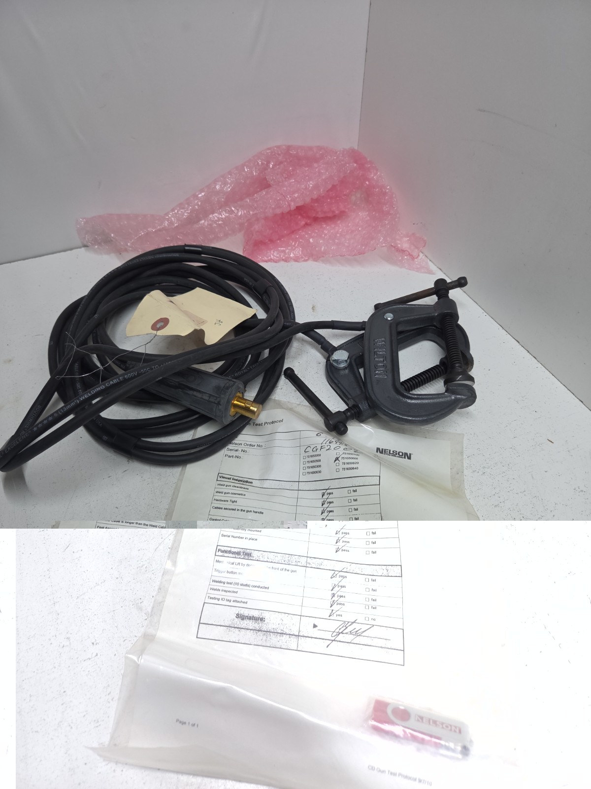 Nelson Stud Welder combination cable 720-520-000 ** USED**