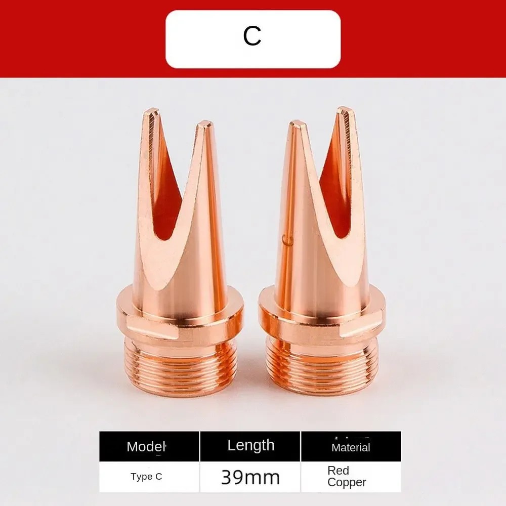 M16 Laser Welding Nozzle Feed Wire Copper Nozzles For Relfar Au3tech HW980