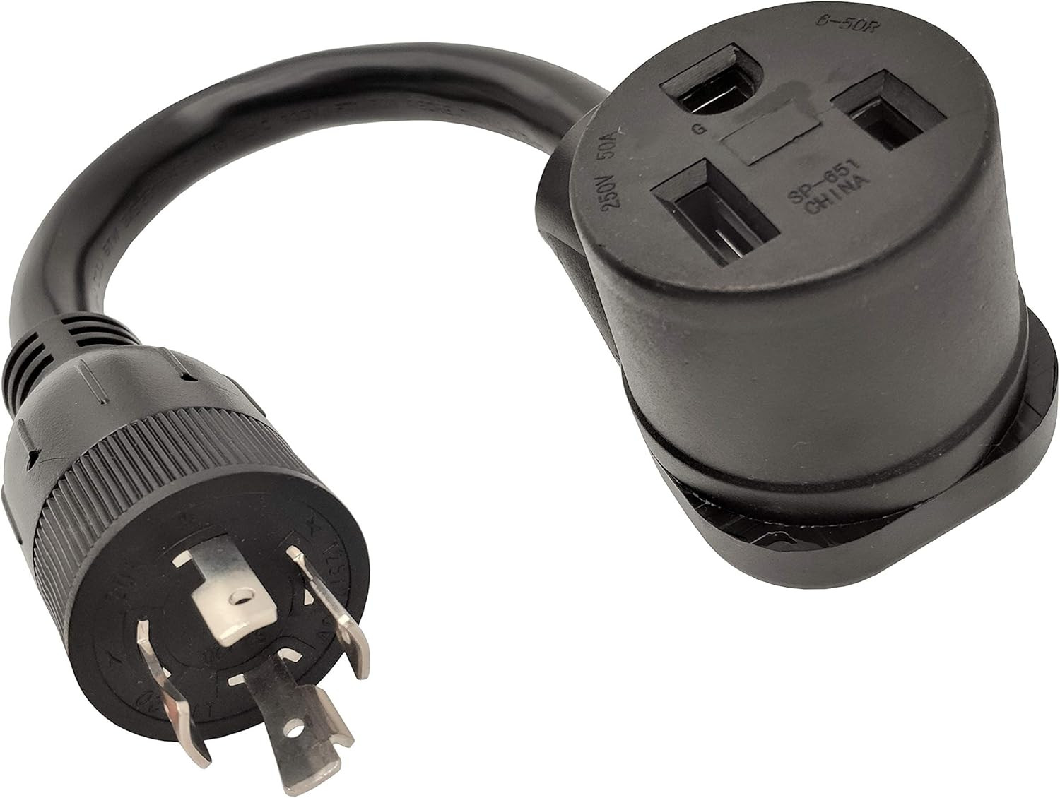691920A Generator to Welding Adapter Cord NEMA L14-20 Plug 4-Prong 20A