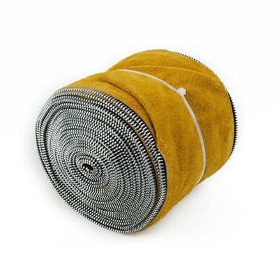 TIG Mig Cowhide Leather Welding Torch Cable Hose-Cover 25ft L 4in W With