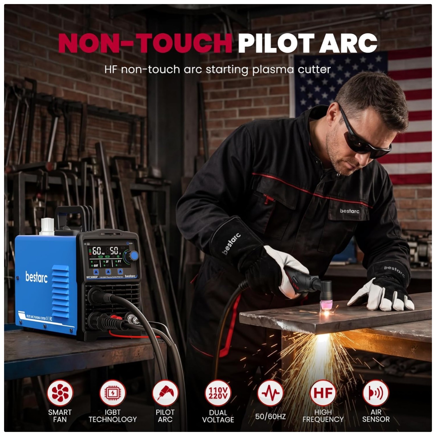 Professional Dual Voltage Plasma Cutter 110/220V