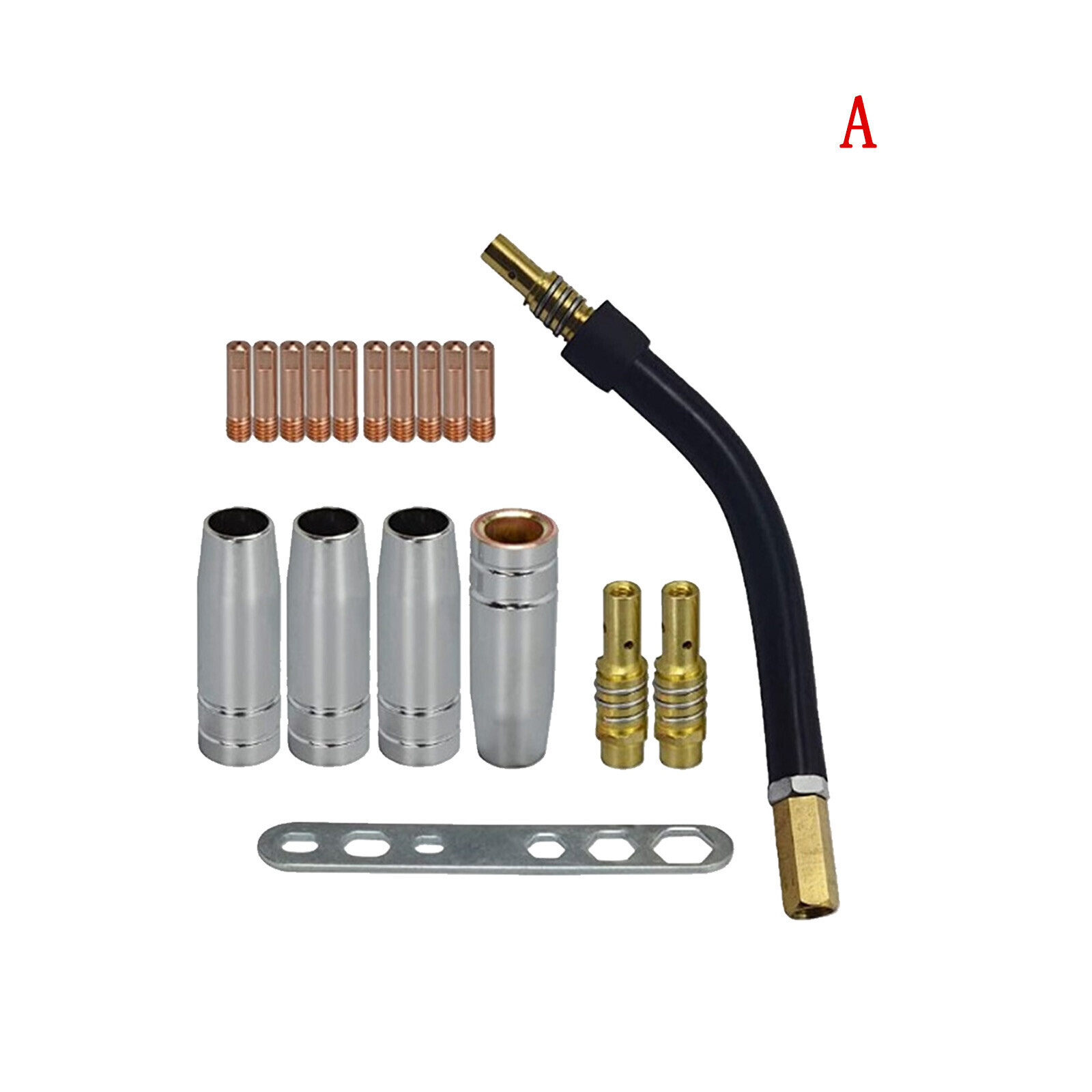 For Chicago Electric Welder MIG Torch Parts Contact Tip Nozzle Torch Neck AK15
