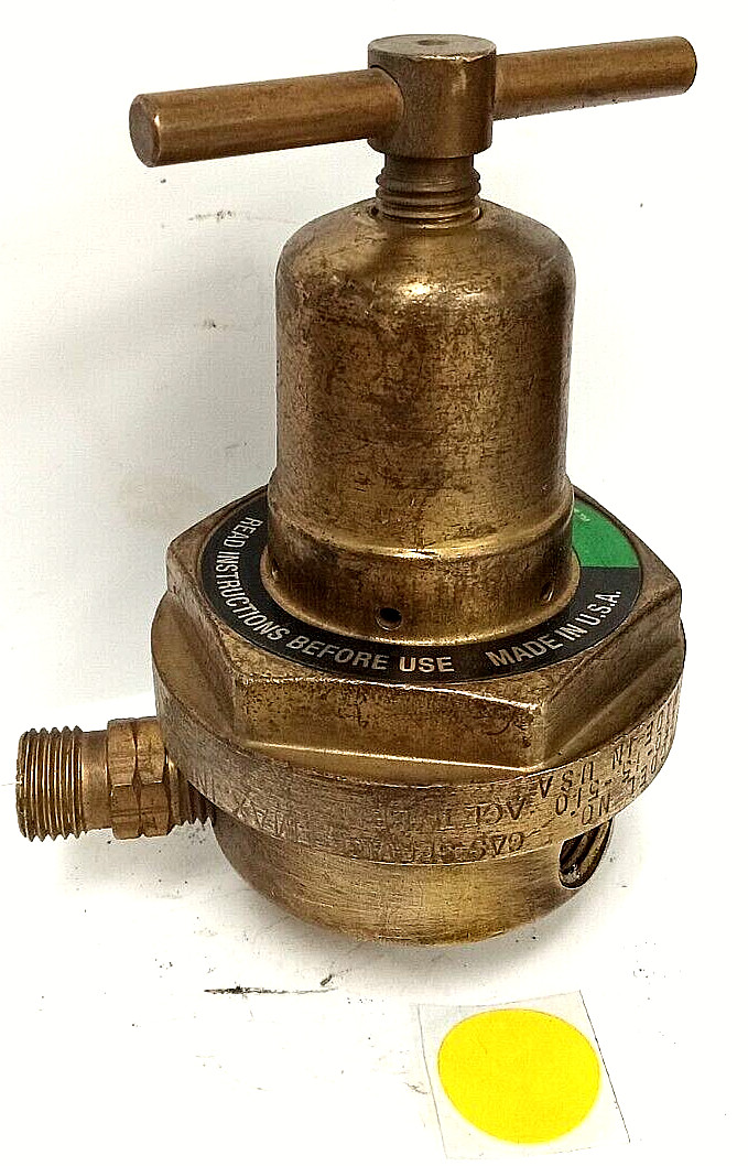 VICTOR MEDALIST 1/4″ NPT COMPRESSED GAS REGULATOR BRASS 250-15-510