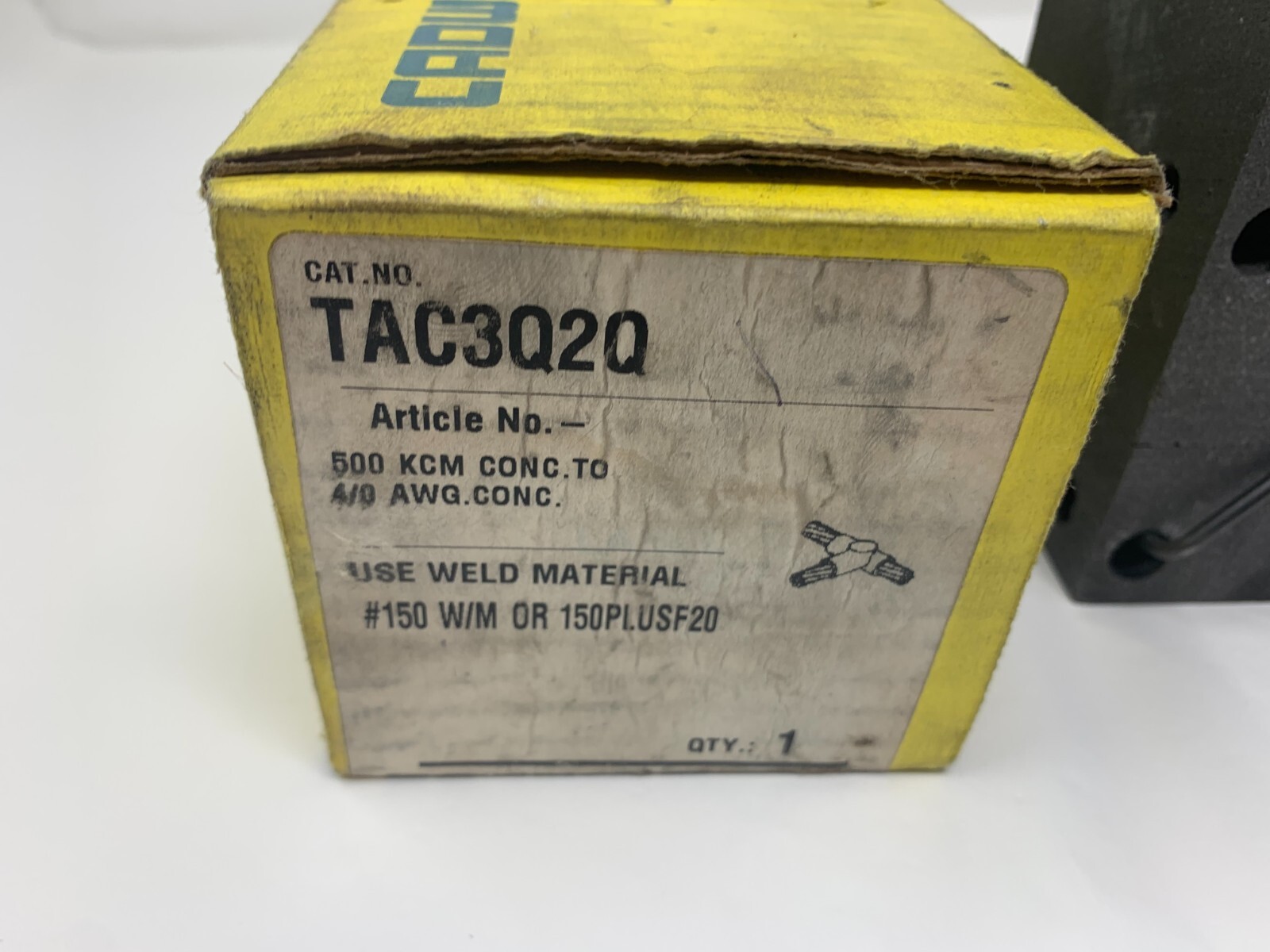 Nvent Erico Cadweld TAC3Q2Q Welded Connection Mold Connector End to End Cable