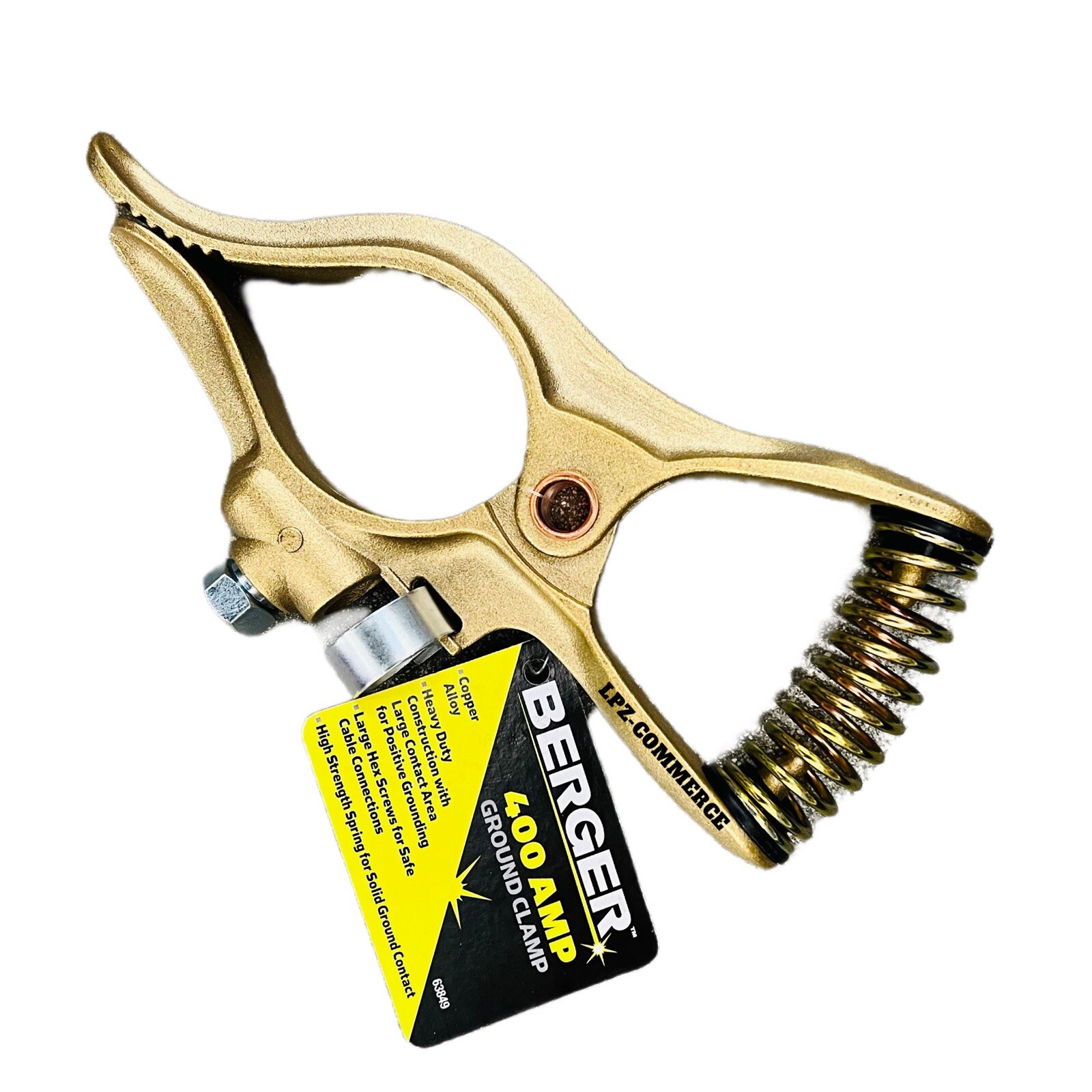 300 – 400 Amp Berger Welding Ground Clamp for Arc Weld Copper
