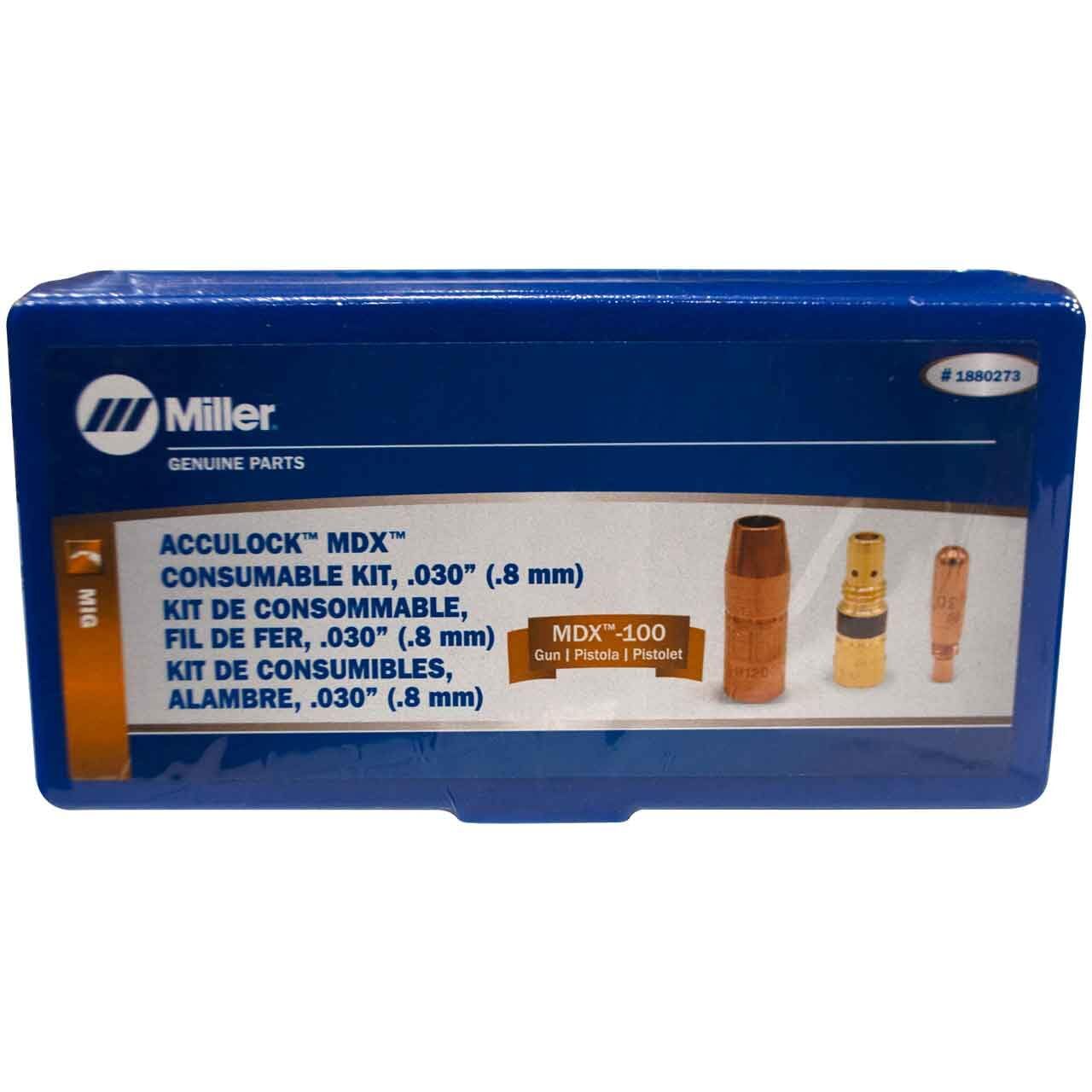 Miller 1880273, AccuLock MDX-100 Consumables Kit, 030″ (0.8mm) wire