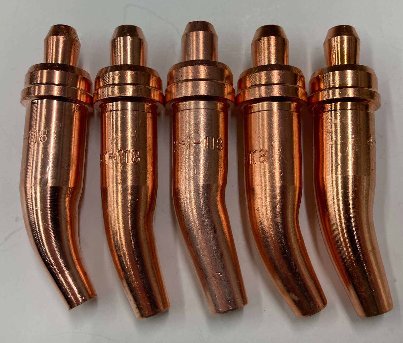 Cutting/Gouging Rounded Tip Set-Victor Type 1-118 #0, #1, #2, #3, #4 (Acetylene)