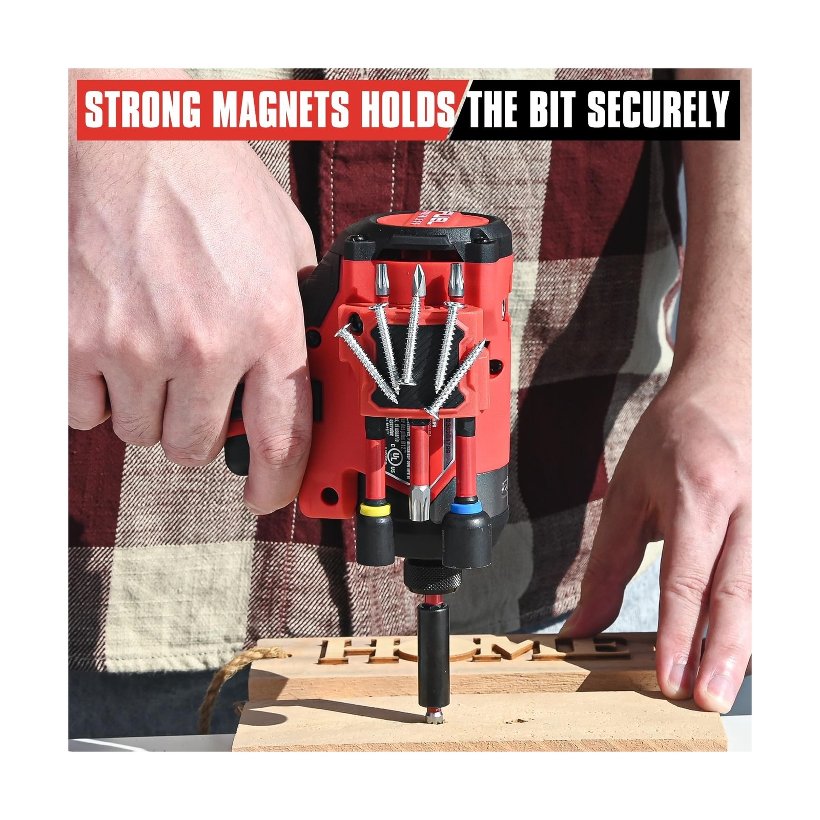 2 Pack Magnetic Bit Holder for Milwaukee M12 GEN3, Magnetic Tool Holder with …