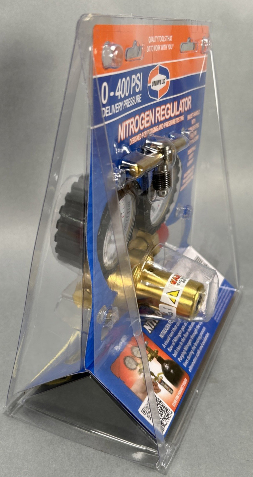 Uniweld RHP400 Nitrogen Regulator With 0-400 PSI Delivery Pressure