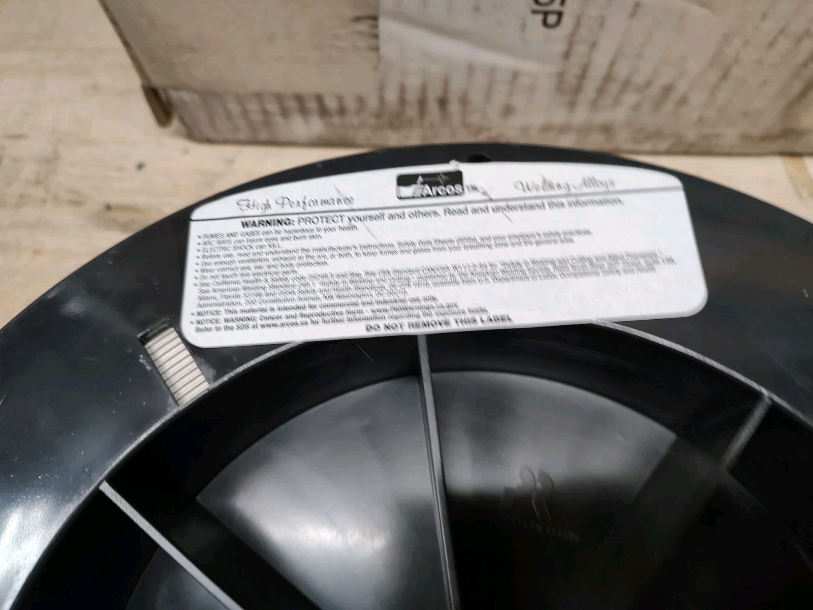 NEW Open Box Arcos 2216 Size .045″ 30lb Spool Welding Wire ERNiFeMn-CI