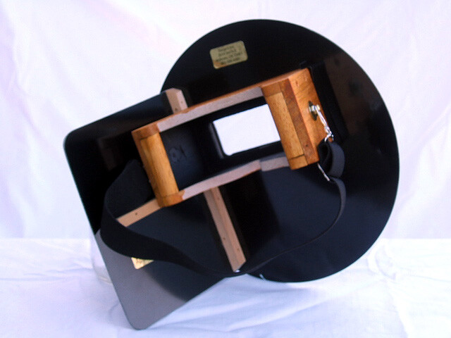 Sarge’s Pancake Black Welding Hood Helmet RH LH Regular Pipeline OSHA Approved