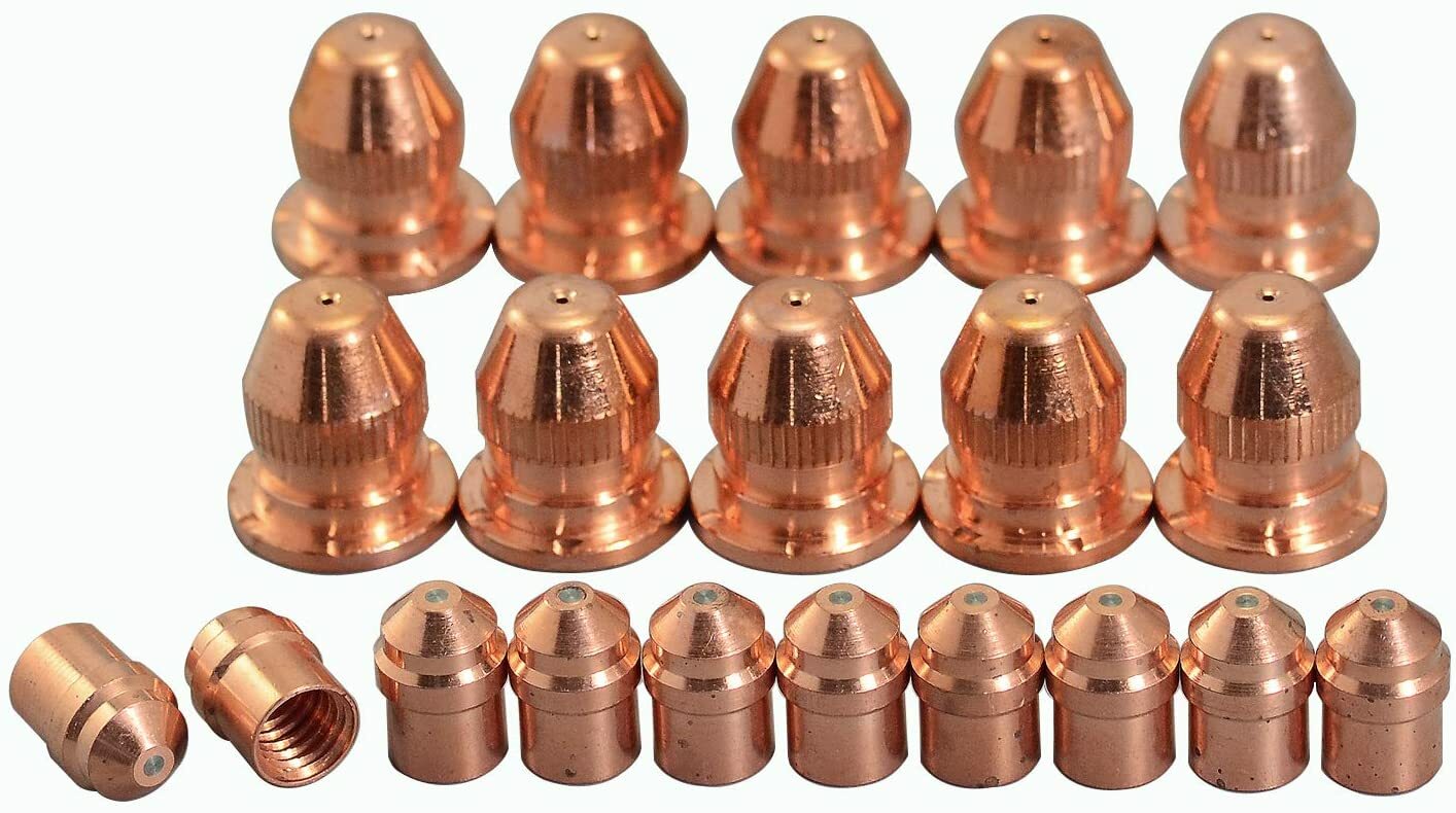 21595 Plasma Electrode 21596 Plasma Tips 50A Fit PT-25 Plasma Cutting Torch 20pk