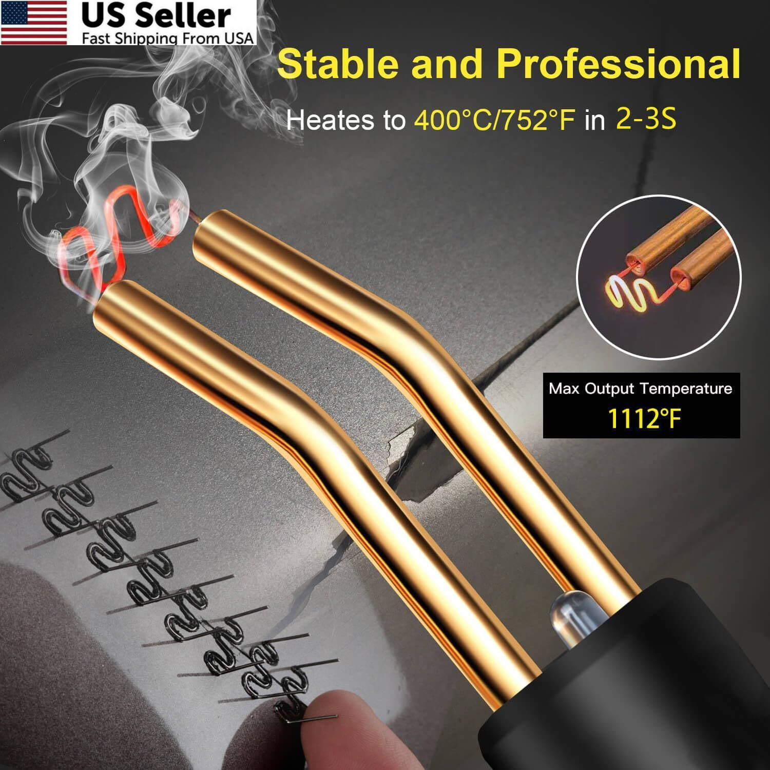 Wrdlosy 200W Plastic Welder, 2000PCS Staples 10PCS Sandpaper, Black
