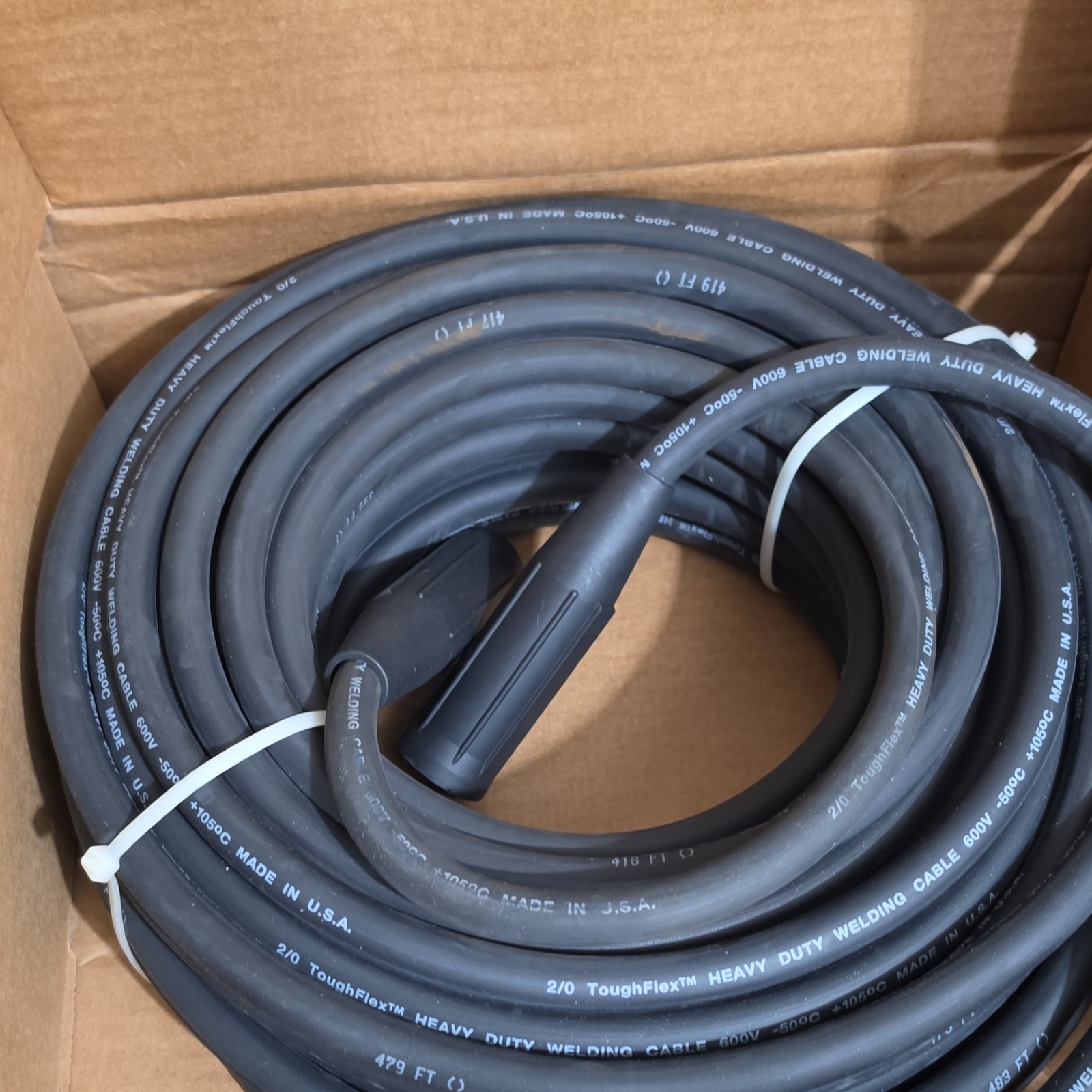 Kalas 2/0 ToughFlex Welding Lead Cable 100 ft LC40-M/F Heavy Duty