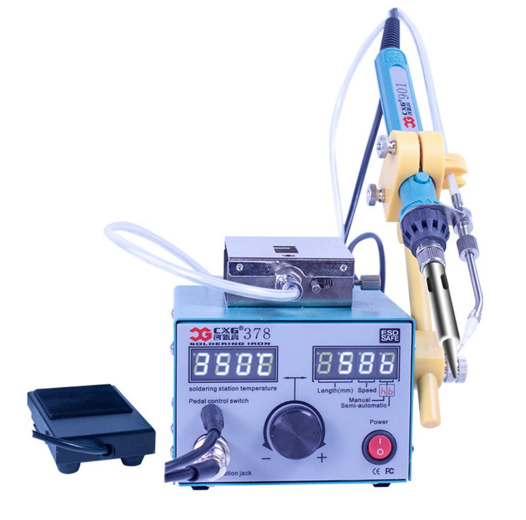 220V CXG-378 Leadfree Welding Soldering Machine Automatic Tin Supply Feed System