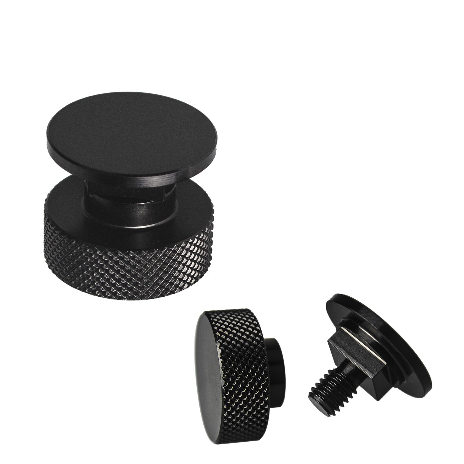 Aluminum Welding Helmet Pipeliner Fasteners (Anodized Knurled)
