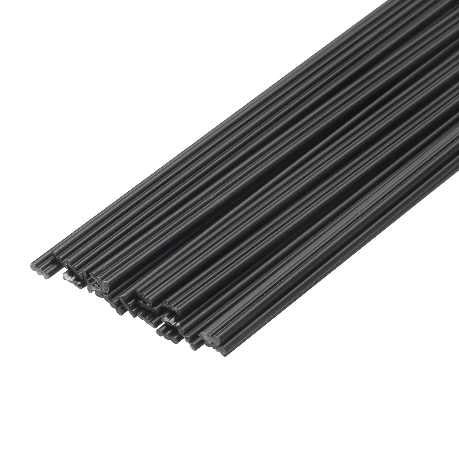 20Pcs 8 Inch Plastic Welding Rods PP Welding Strips for Plastic Welder Black