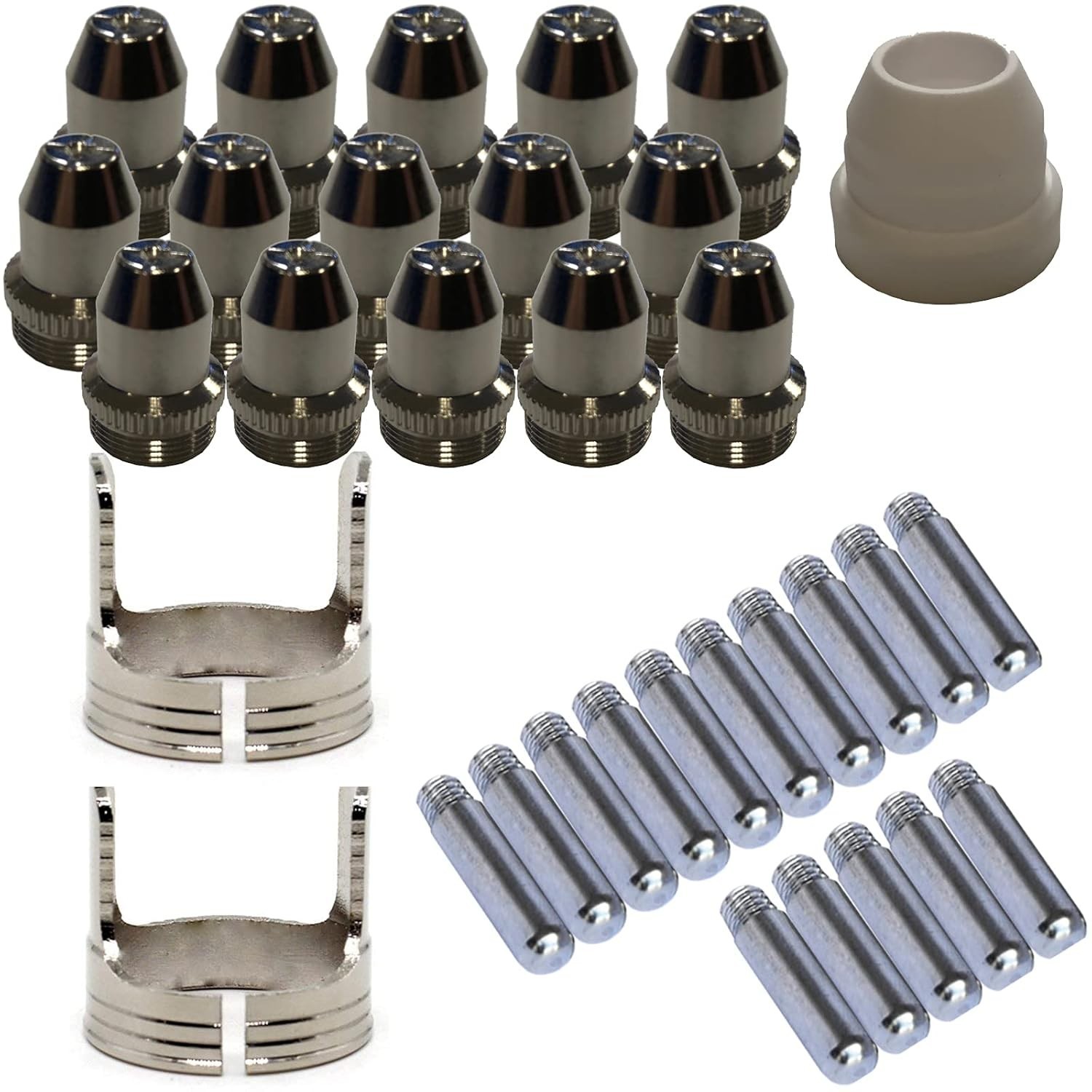 33pcs Plasma Cutter Torch Consumables for Brown Color Lotos LTP5000D LTPDC2000D