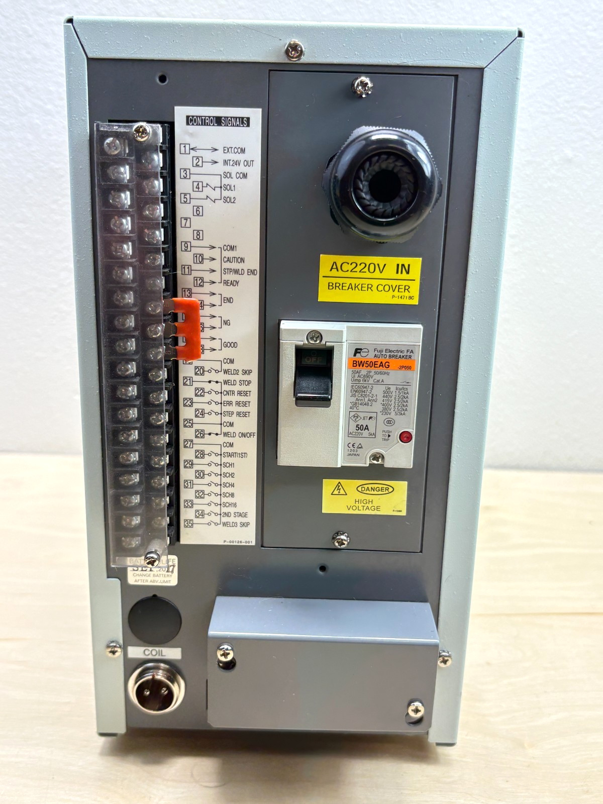 Miyachi MEA-100A-01-20 Welding Power Supply, MEA-100A