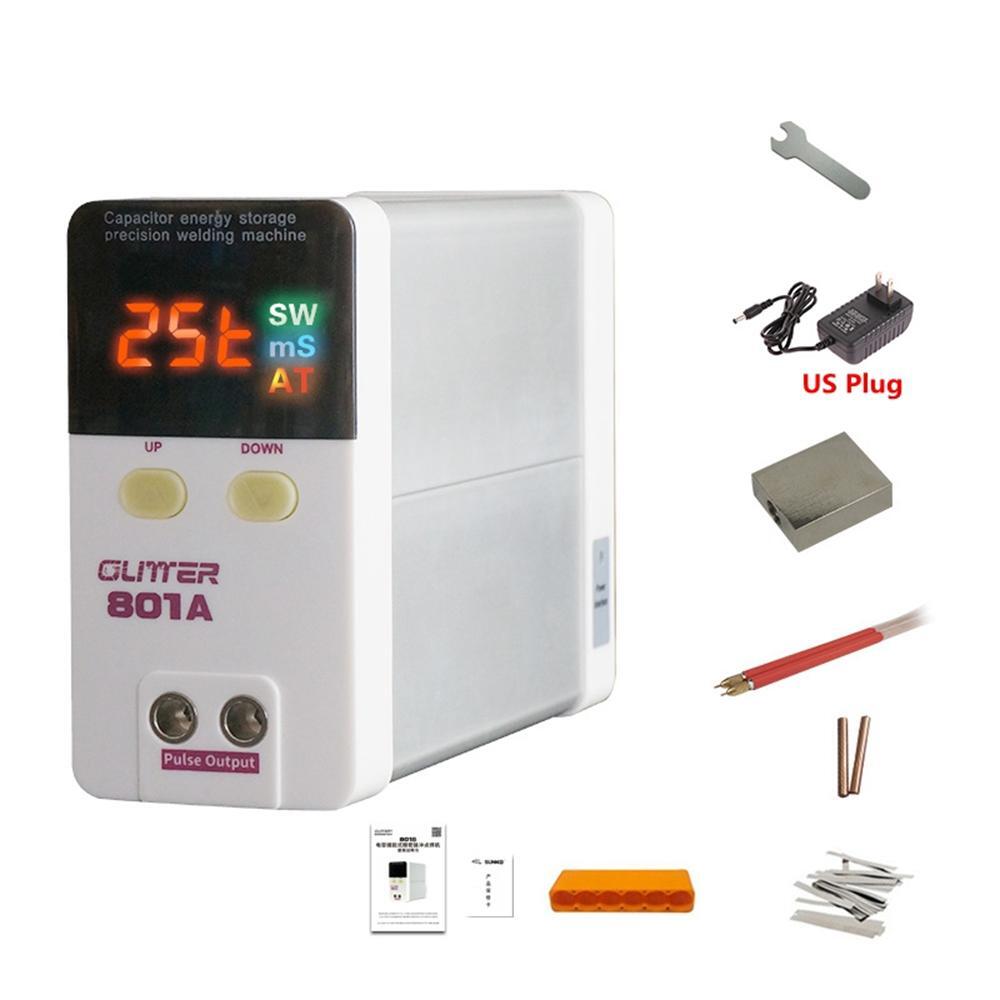 801A Spot Welding Machine + Nickel Strip for 18650 Battery Pack Welding DIY Kit