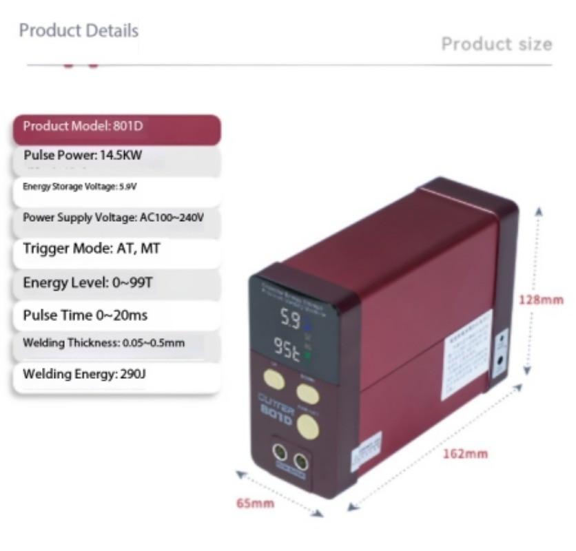 Spot welding machine capacitor energy storage household small handheld