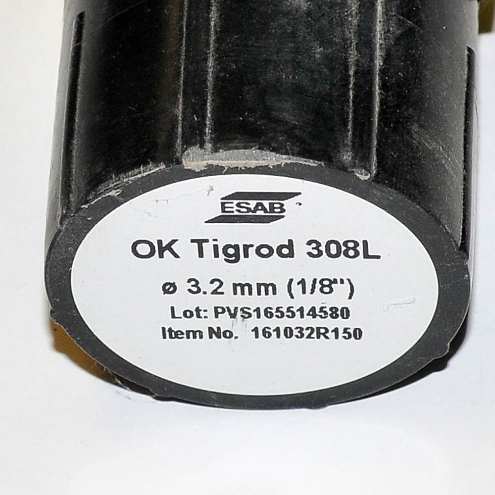 NEW 17lbs. ESAB OK Tigrod 308L Stainless Steel Welding Rod 1/8″3.2mm 161032R150