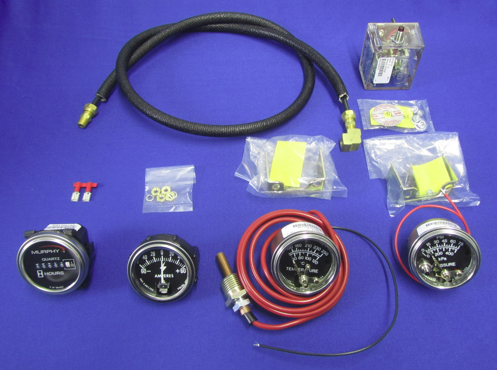 Fits Lincoln Welder Sae 250 300 4 Gauge Murphy Swichgage Oil Water Amp Hour