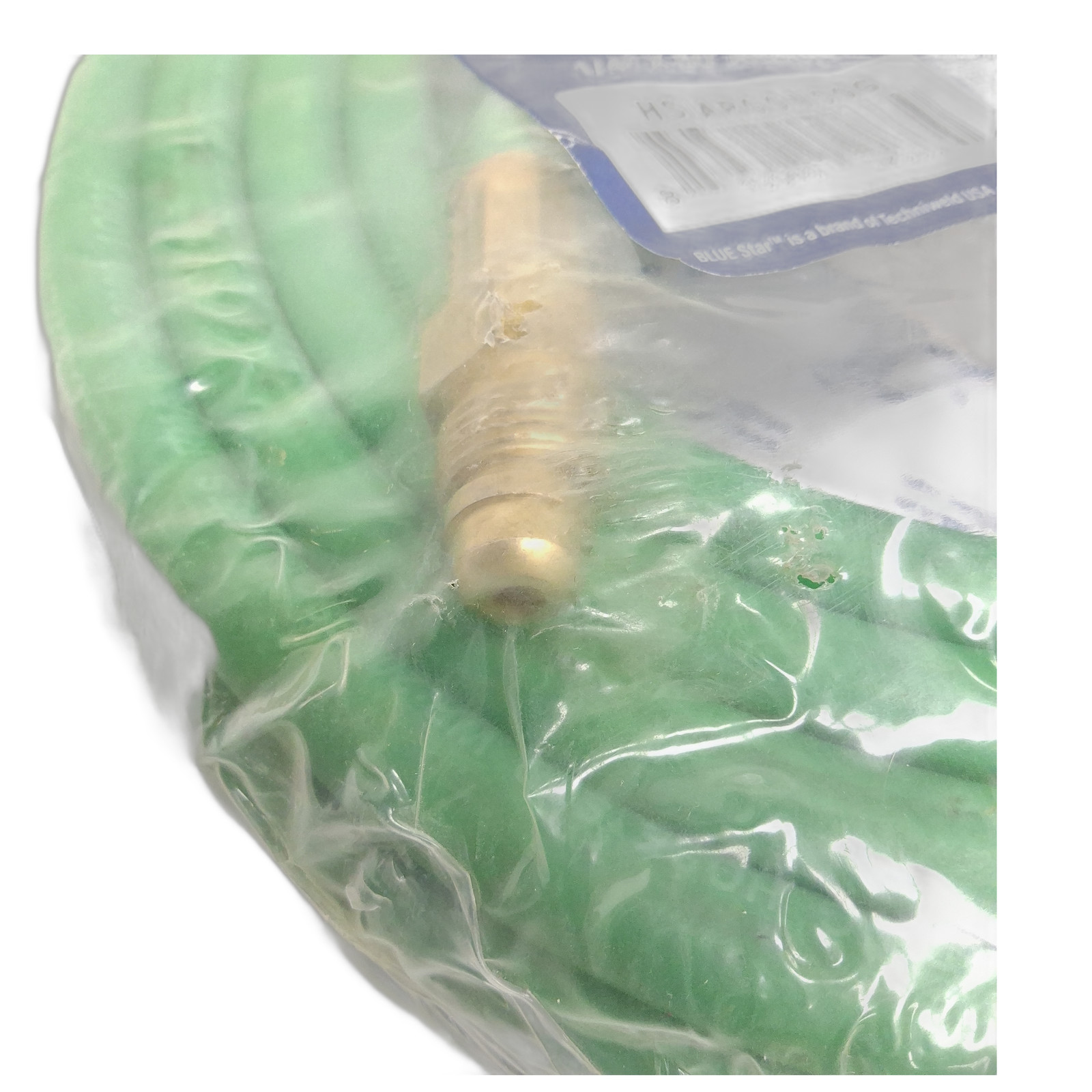 Techniweld Blue Star 1/4″ x 50′ Argon Gas Hose Green With Fittings HSIARGON50G