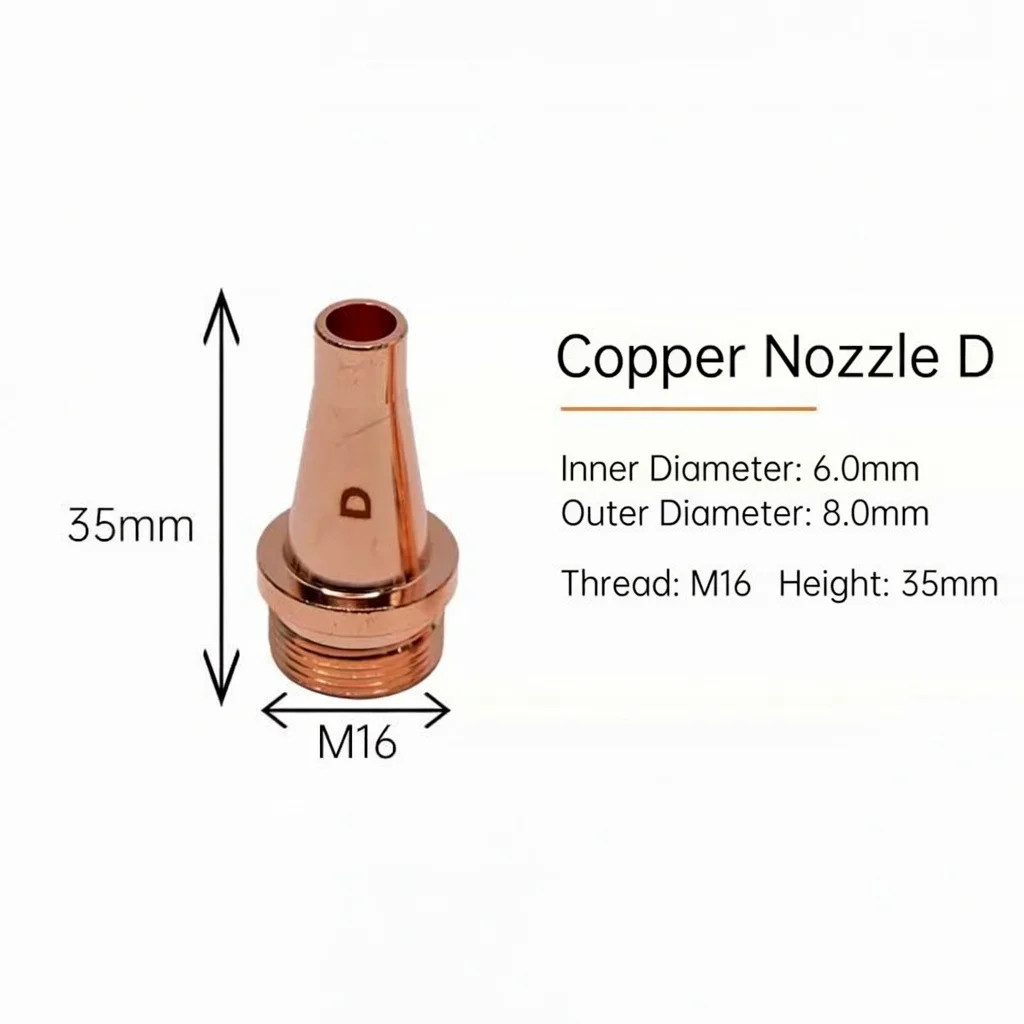 CQWY Laser Welding Nozzle M16H35 For SUP25A Laser Welding Head Welding Machine