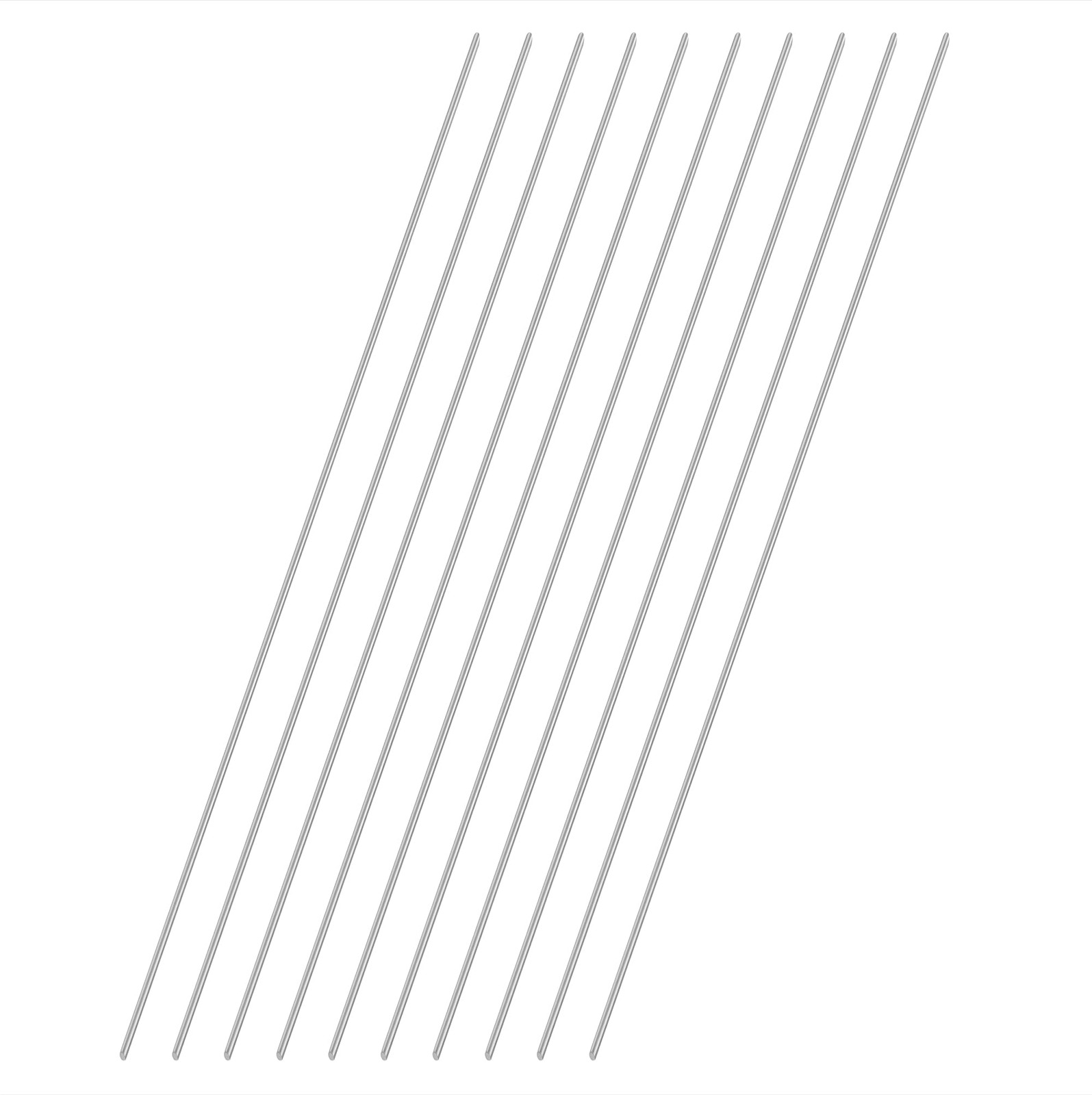 VictorsHome 1mm x 300mm 304 Stainless Steel Round Rod, Metal 1mm, Silver