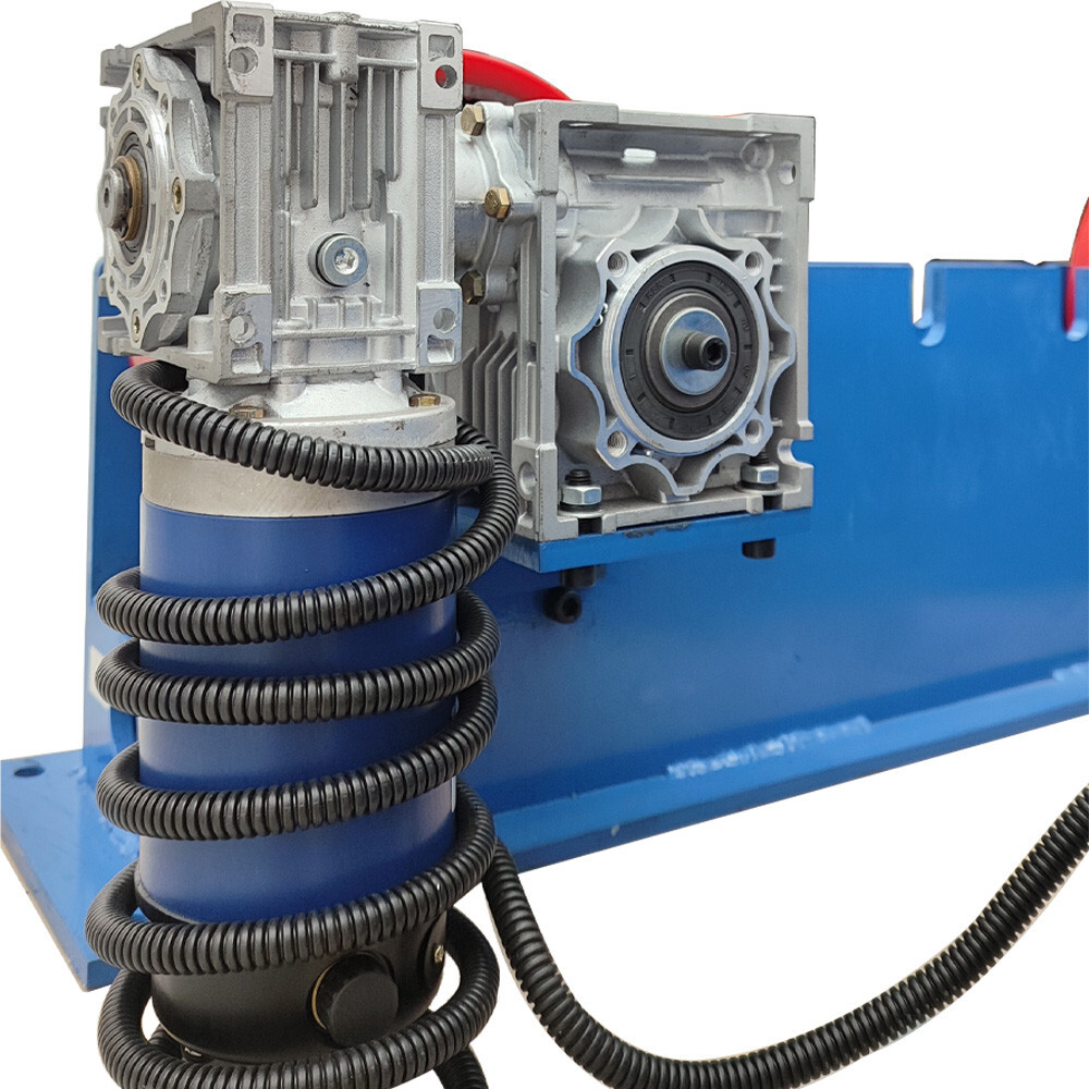 110V 2200LB Tank Turning Welding Rolls Linkage Roller w/ Adjustable Roller Frame