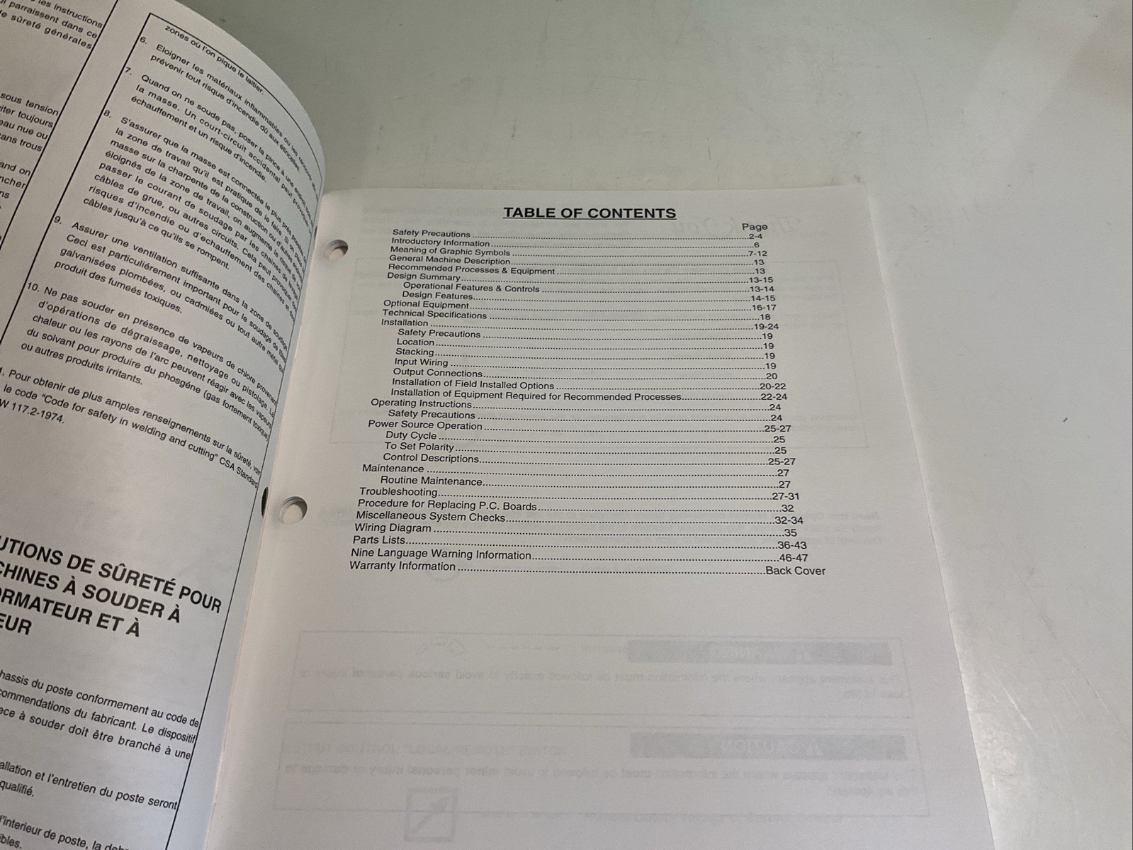 Lincoln Electric Idealarc DC-400 Welding Owners Manual IM 474 1994