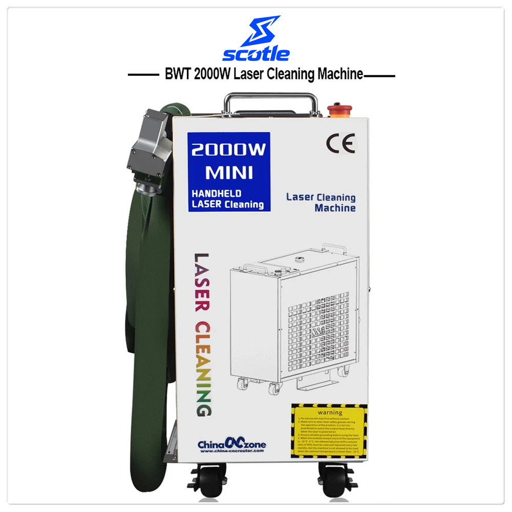 BWT 2000W Fiber Laser Cleaning Machine Rust Remover Paint Oxidation Coating