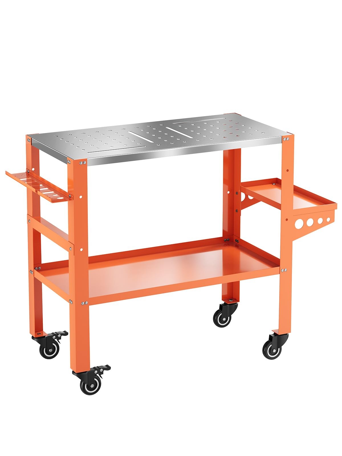 36″x18″ Heavy Duty Welding Table Workbench ,1200 lbs Capacity Welding Table Cart