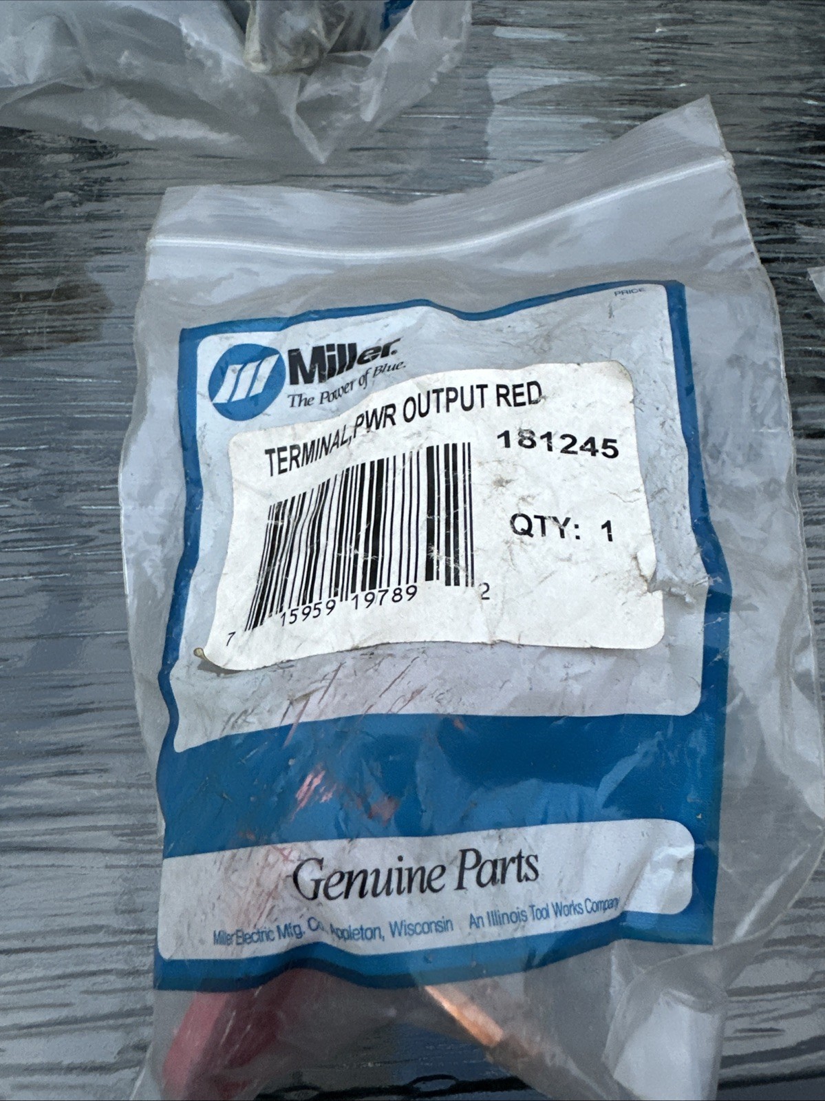 NOS Miller 181245 Terminal Power Output Red